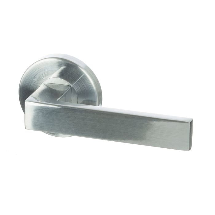 Miles Nelson Brushed Satin Chrome Skyler Passage Lever Set