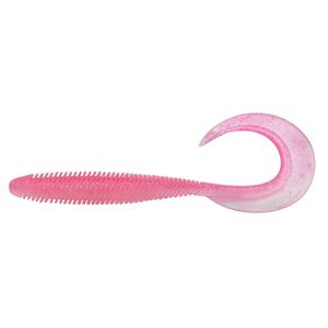Megabass Kemuri Curly 3.5" Soft Plastic Fishing Lure Zabuton Pink