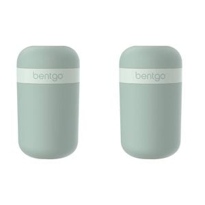 2PK Bentgo Dual-Sealing Lightweight Snack Cup Food Container 590ml Mint Green