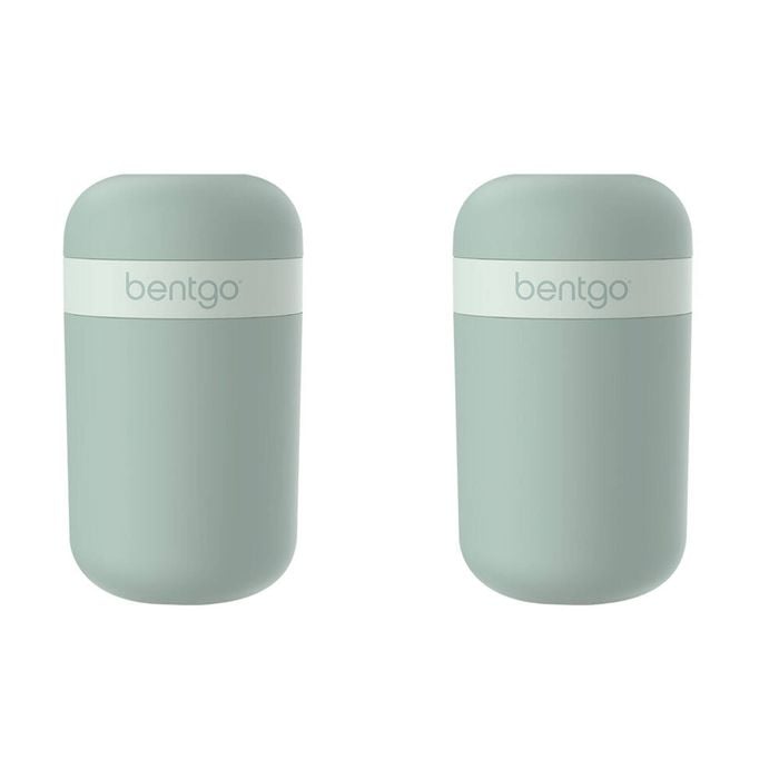 2PK Bentgo Dual-Sealing Lightweight Snack Cup Food Container 590ml Mint Green