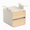 Desky Minimal Under Desk Cabinet Wheat Frame