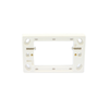 HPM 13mm Deep White Surface Mounting Block - 13mm