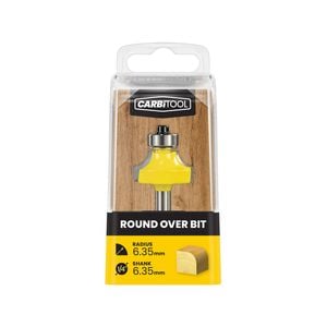 Carbitool 6.35mm RAD Round Router Bit