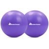 METEOR 25cm Mini Pilates Ball Dual-Pack in Purple
