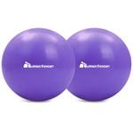 METEOR 25cm Mini Pilates Ball Dual-Pack in Purple