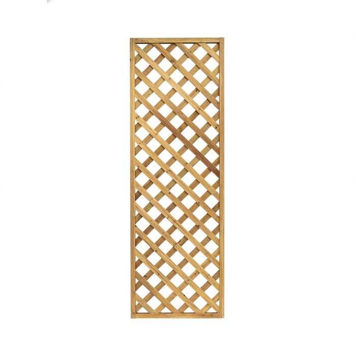 Lattice Makers 1800 x 600mm Diagonal Framed Lattice Panel