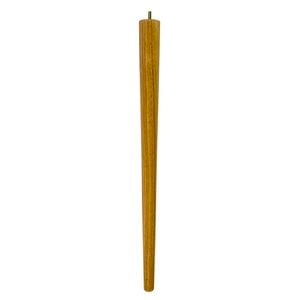 Adoored 53 - 30 x 730mm Lacquered Wood Round Tapered Furniture Leg