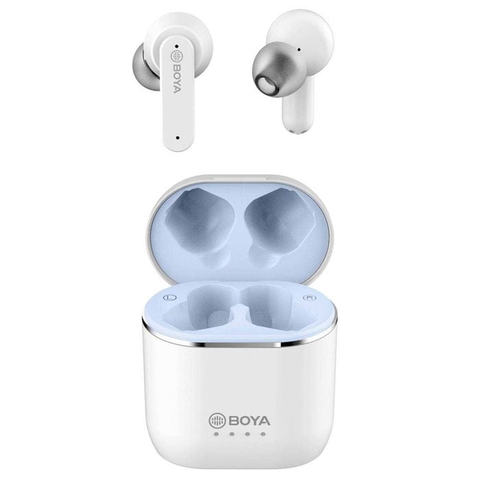BOYA BY-AP4 True Wireless Semi-In-Ear Earbuds - White
