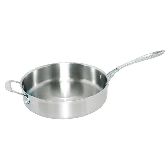 Vogue Sauté Pan Tri-wall Stainless Steel & Aluminium 280mm 4.2l Induction Ready Professional Cookware