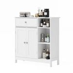 Advwin Sideboard Buffet Cabinet 3-Tier Kitchen Storage Cupboard Bathroom Cabinet Hallway Table
