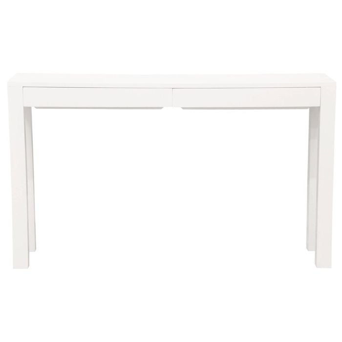 Centrum Furniture Amsterdam 2 Drawer Sofa Table - White