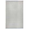 Fab Habitat 180x270cm Grey And White Kimberley Diamond Recycled Plastic Outdoor Rug
