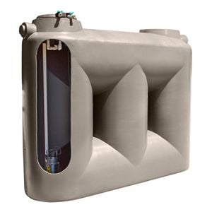 Clark Tanks 5000L Birch Grey Tradepack Tank And Davey Evo MK2 Pump