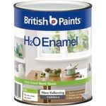 British Paints Mid Semi Gloss H2O Enamel Paint - 1L