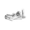 Pinnacle 12.5 x 4mm Nickel Bifurcated Rivets - 20 Pack