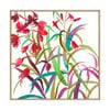 Artey | Tropical I - Framed Canvas - Natural Frame - 120 x 120cm