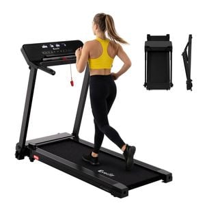 Everfit Treadmill Electric Foldable 420mm Black