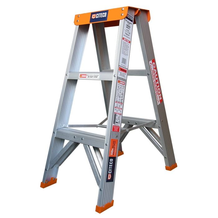 Citeco 0.9m 150kg Aluminium Double Side Step Ladder CBS3D