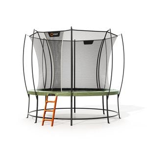 VULY Ultra 2 Pro Medium 10ft Trampoline with Enclosure - Round Kids Trampolines Bundle With Ladder