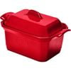 Emile Henry 19cm Ceramic Terrine & Press Flour Dish w/Lid - Burgundy