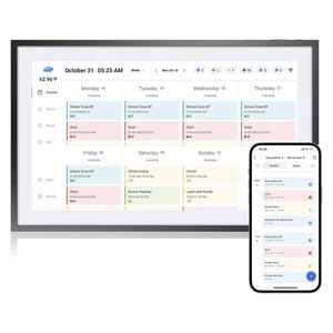Fohoa 15.6 In Smart Digital Calendar Planner, Hd Touchscreen Home Organization Board