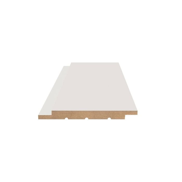 Easycraft 12mm 2700 x 133mm White MR MDF E0 Primed easyLINING Shiplap  General Purpose Lining Board