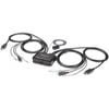 StarTech.com KVM Switchbox - 2 Computer(s) - 3840 x 2160 - 4 x USB - 3 x DisplayPort - Desktop