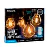 Lytworx 10 Warm White Connectable Double Filament LED Party Lights