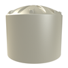 Melro Tanks 23700L Smooth Cream Round 24000 Poly Water Tank
