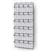 24 Mesh Pocket Over Door Shoe Organizer Hanging Closet