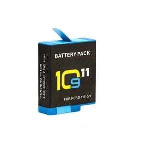 Replacement Gopro Rechargeable Battery - 3 Pack For Hero 9 / 10 / 11 / 12