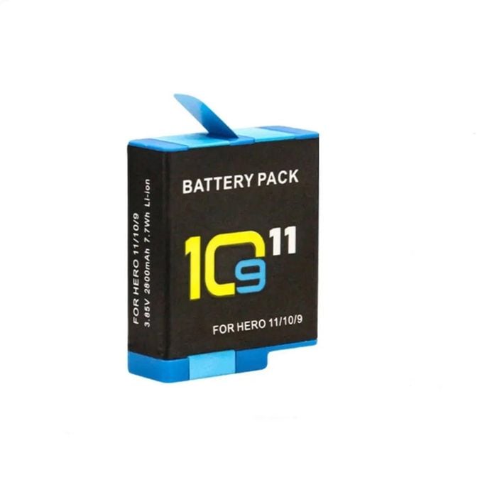 Replacement Gopro Rechargeable Battery - 3 Pack For Hero 9 / 10 / 11 / 12