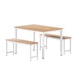 Artiss 3pcs Dining Table Set