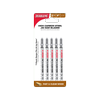 Diablo 100mm High Carbon Steel Jig Saw Blade for Fast & Clean WoodCuts 2608F02240 - 5 Pack