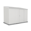 Absco Sheds 3.0 x 1.52 x 2.08m Surfmist Space Saver Single Door Garden Shed