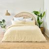 Kas Australia Ayanna Jacquard Quilt Cover Cotton Natural Queen