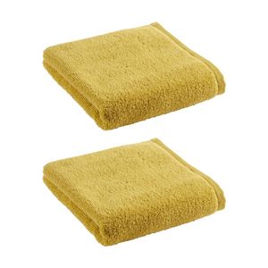 2PK Christy Cirrus Hand Towel Combed Cotton 450GSM Fast Drying Sunflower