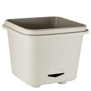 Holman 390 x 390 x 340mm Stone Medium Square Self-Watering Pot - Medium
