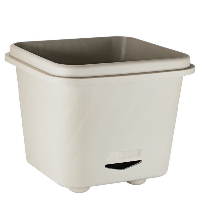 Holman 390 x 390 x 340mm Stone Medium Square Self-Watering Pot