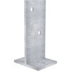 Dunnings 250 x 140 x 115mm Galvanised Bolt Down T Blade Stirrup