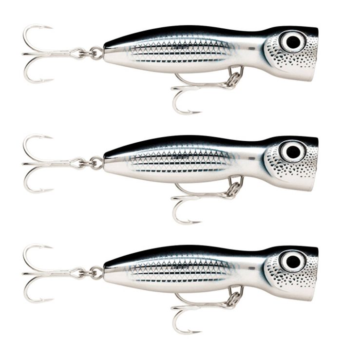 3x Rapala 17cm X Rap Magnum Xplode Topwater Heavy Duty Fish Lures - Mullet