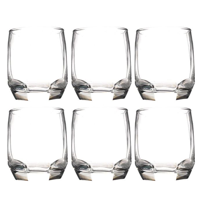6pc Artcraft Sapphire Tumbler Juice/Wine Drinking Glass Drinkware 310ml Clear