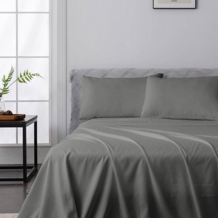 LINENOVA 2000TC Bamboo Blend Sheet Set-Dark grey King