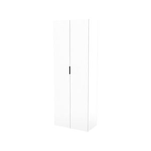 Lugna 2048 x 750 x 380mm White 5 Shelf Double Door Cabinet