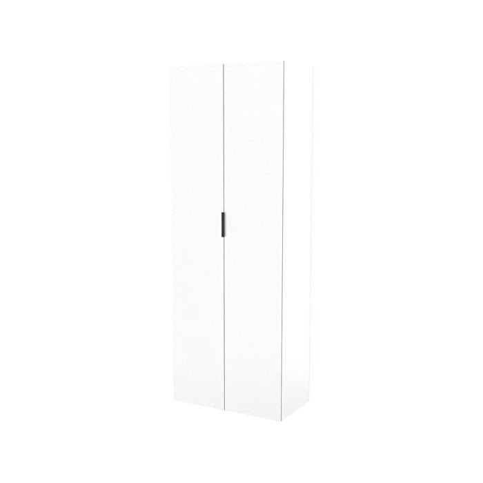 Lugna 2048 x 750 x 380mm White 5 Shelf Double Door Cabinet