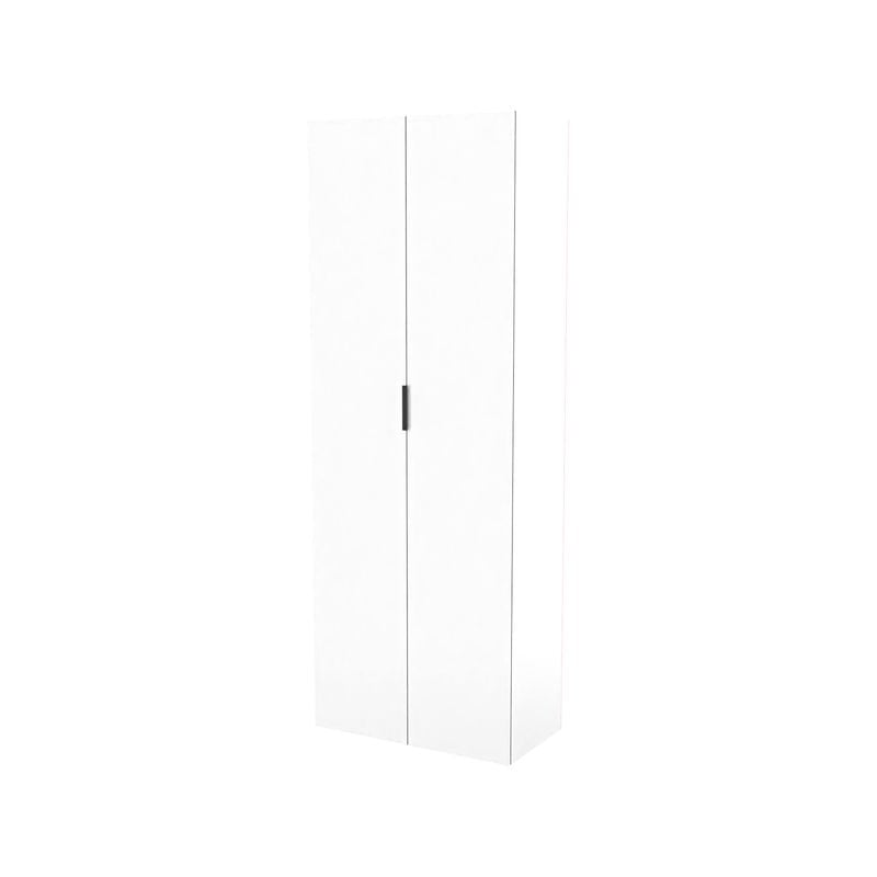 Lugna 2048 x 750 x 380mm White 5 Shelf Double Door Cabinet