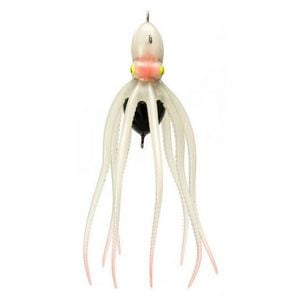 60g Mustad Glow InkVader Octopus Soft Bait Fishing Lure - Squirts Soluble Scented Ink