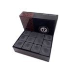 Walkabout Black Billiards Pool Cue Chalk Set, 12 Pieces per Set