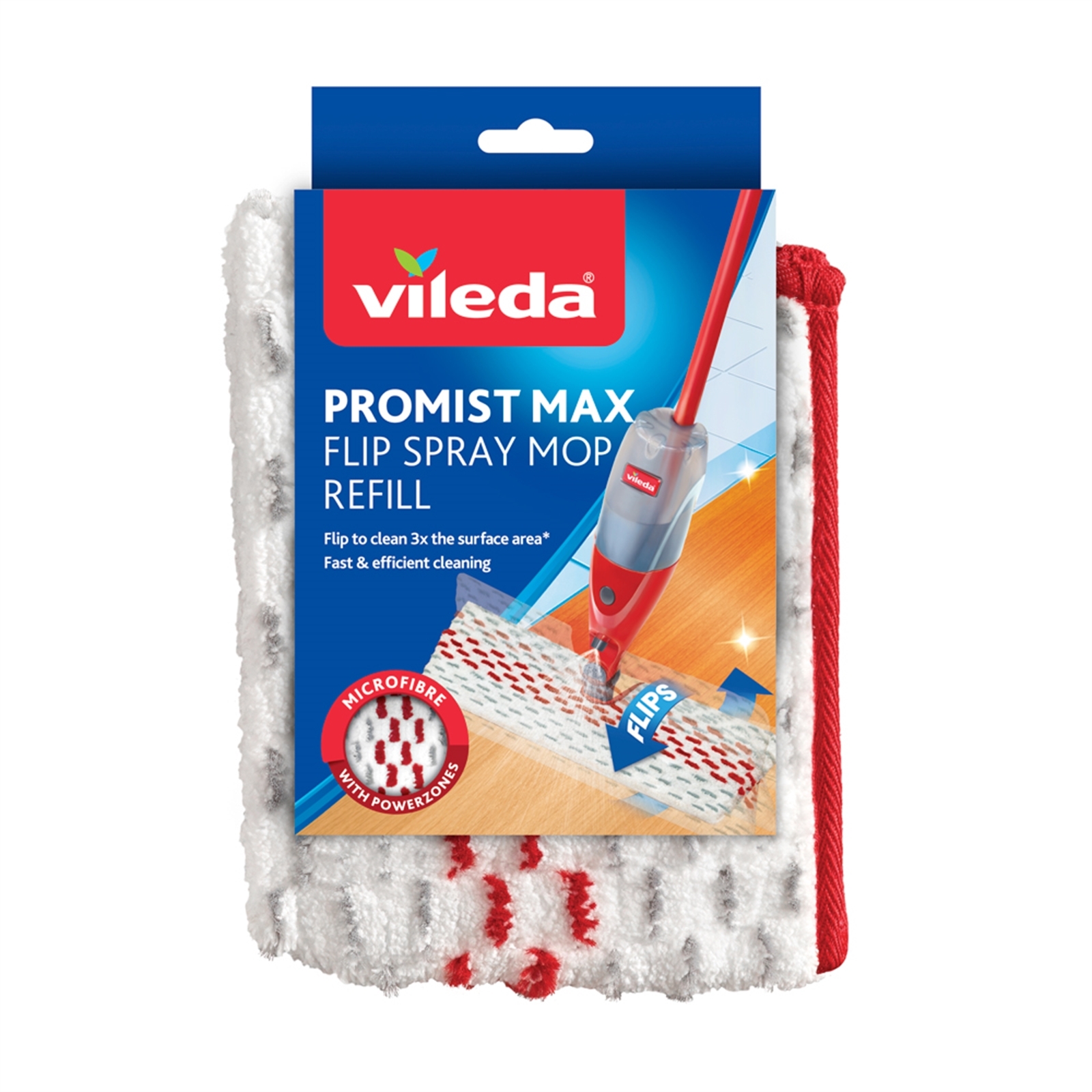 Vileda ProMist MAX Spray Mop Microfibre Refill Bunnings Australia