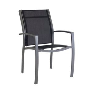 Hartman Graphite / Abyss Aluminium Seaspray Dining Chair